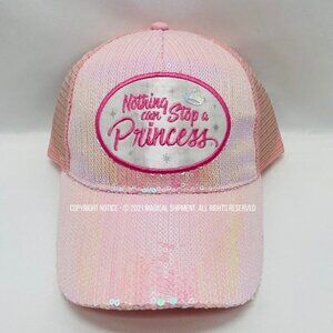 Disney Parks - Nothing Can Stop a Princess - Sequin Girls Baseball Hat
